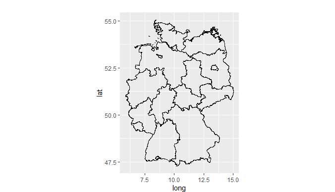 Karte der Bundesländer